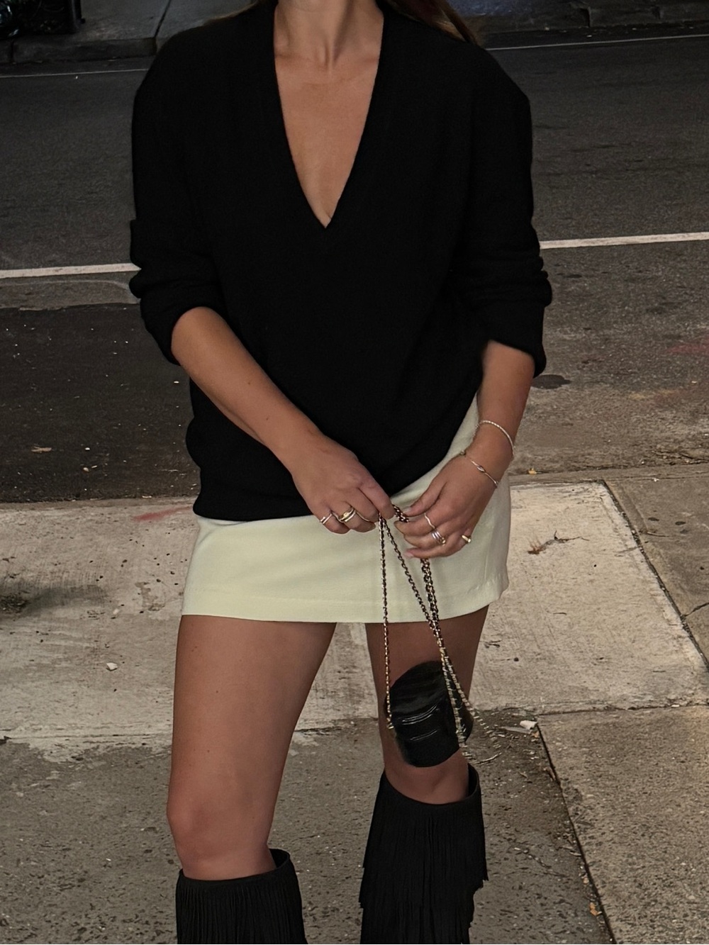 Enza Costa Crepe City Skirt
